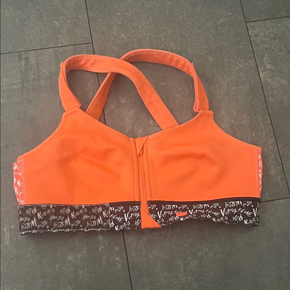 SHEFIT Vibrant Orange Bikini Top